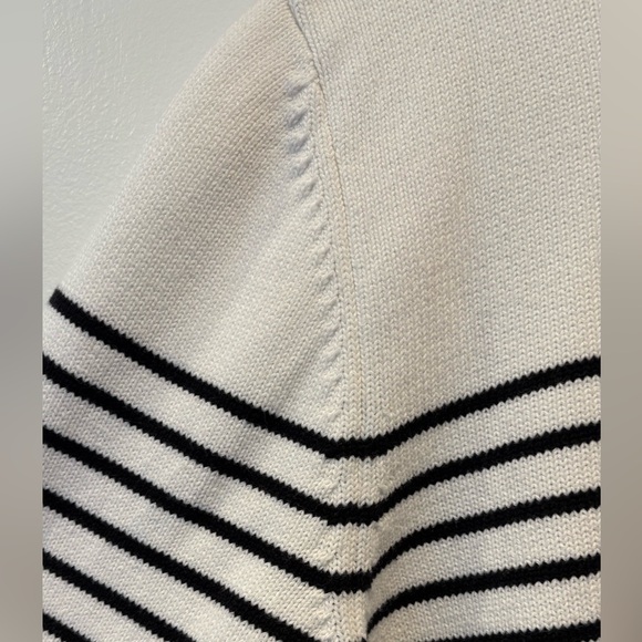 NWOT NEUW Stockholm Striped Sweater, Size Large, gorgeous cotton knit - Picture 3 of 4